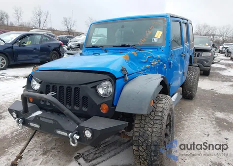 2012 Jeep Wrangler Unlimited Sport из США, поврежденный, VIN 1C4BJWDG5CL157462